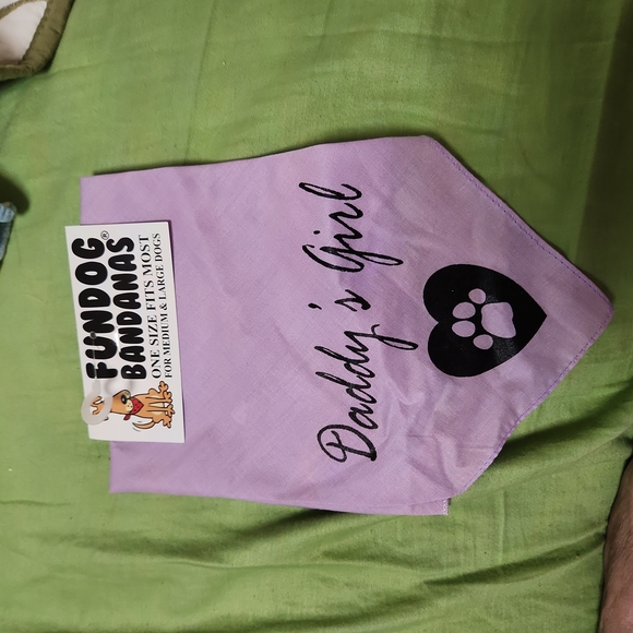 Purple daddy's grill bandana